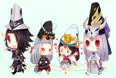 阴阳师手游 出场人物 黑童子/白童子/鬼使黑/鬼使白
#pixiv#p站#动漫#二次元#萌#卡哇伊#唯美#温馨#淡#精致#浅色#暖＃插画#萌#动漫#绘画#唯美#美男#正太#酷炫#柔和#小清新#图源于p站商用禁止#要其他图再找我(๑•̀ㅁ…