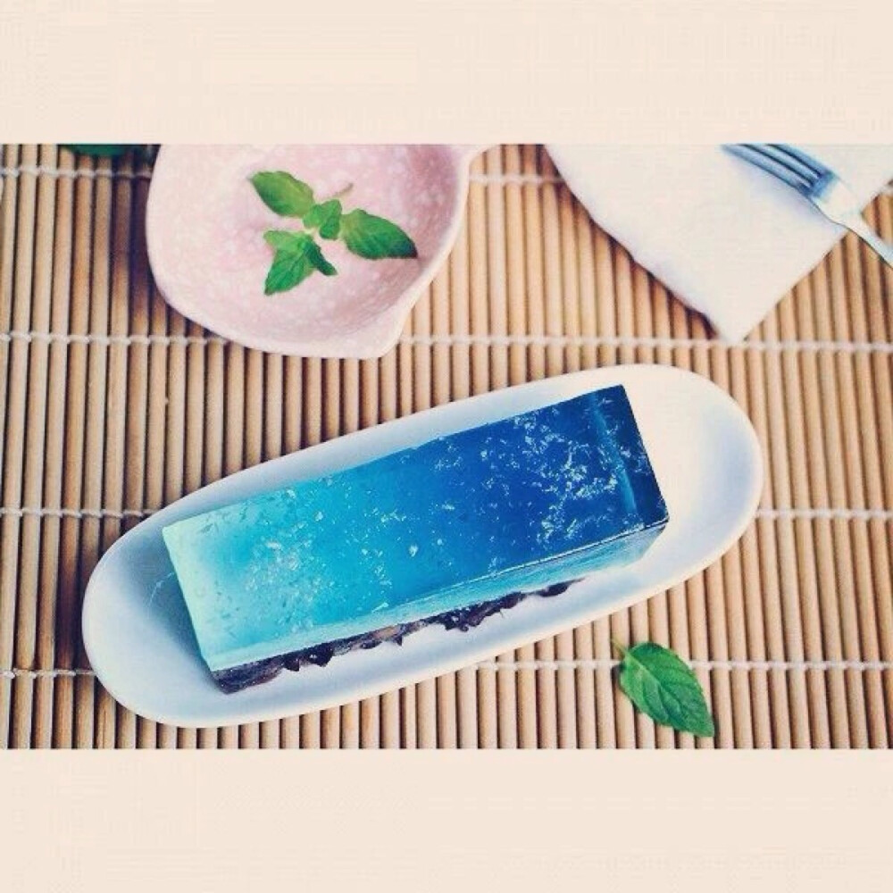 日式点心梦幻星空羊羹