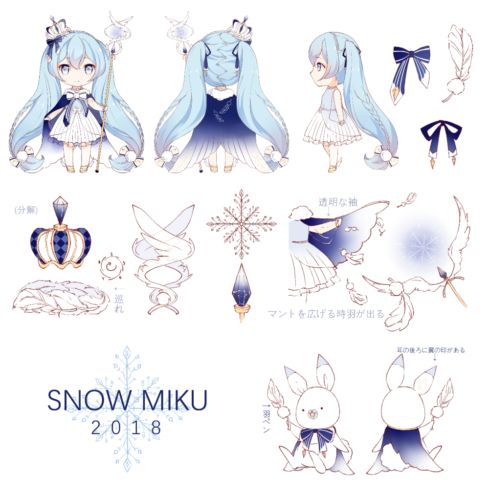 2018雪初音人设