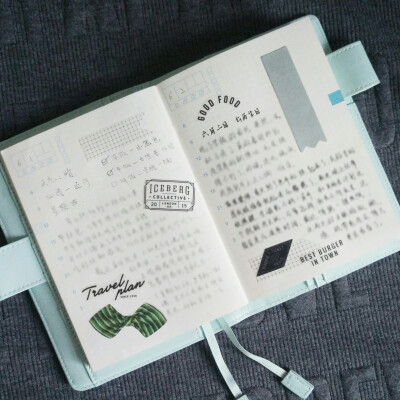 手帐排版 渣排版