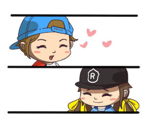 鹿晗＼迪丽热巴＼鹿迪＼陆地夫妇＼手绘