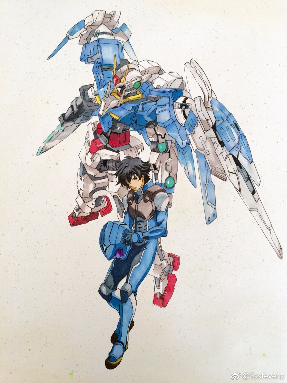 ssstevenz gundam 00 raiser 剎那 - 堆糖,美圖壁紙興趣社區