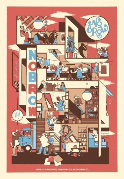 Nobrow press 杂志摘选，好棒