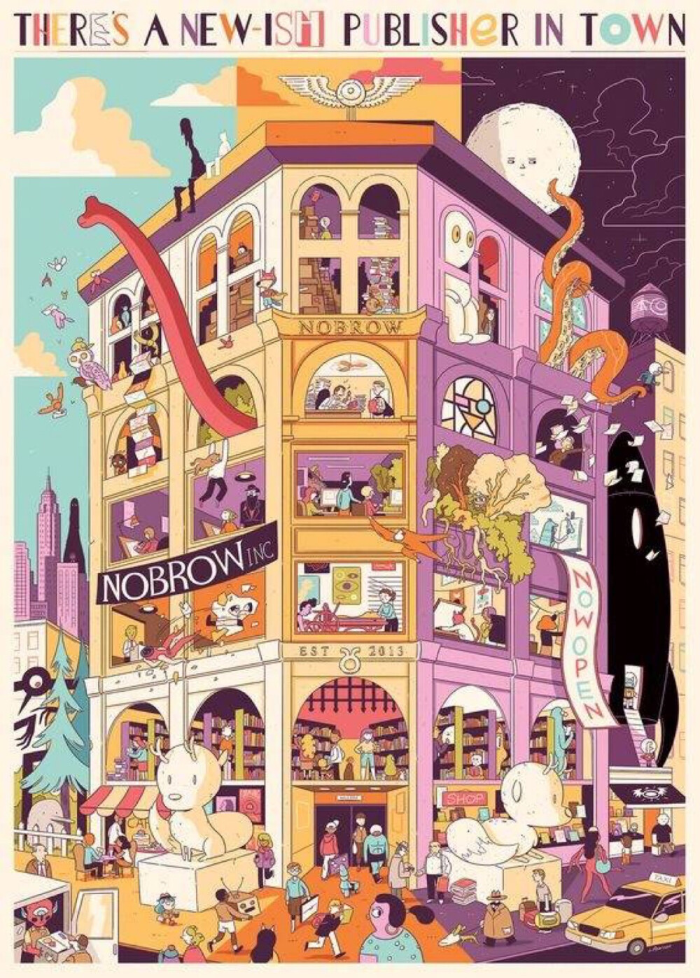 Nobrow press 杂志摘选，好棒