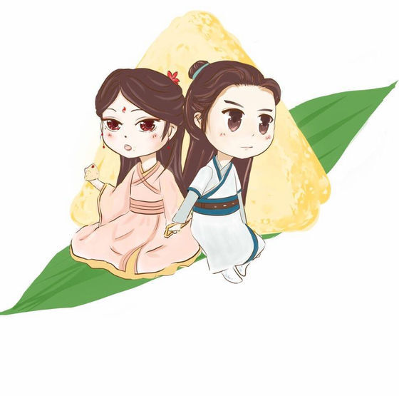 鹿晗迪丽热巴鹿迪陆地夫妇手绘