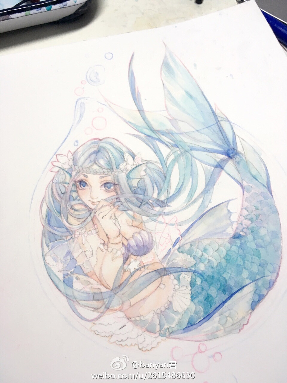 超级水彩大触。。。戳戳banyan君
♡+:¡.¡❣LÛVЁ❣¡.¡:+♡