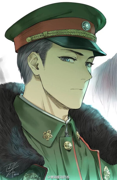 @微调家刘巴布 帅气 军服