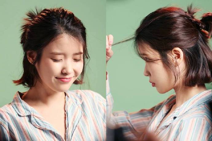 #全世界最好的李知恩# #IU# 170427 正规四辑《Palette》 MV幕后拍摄花絮图。 ​​​​