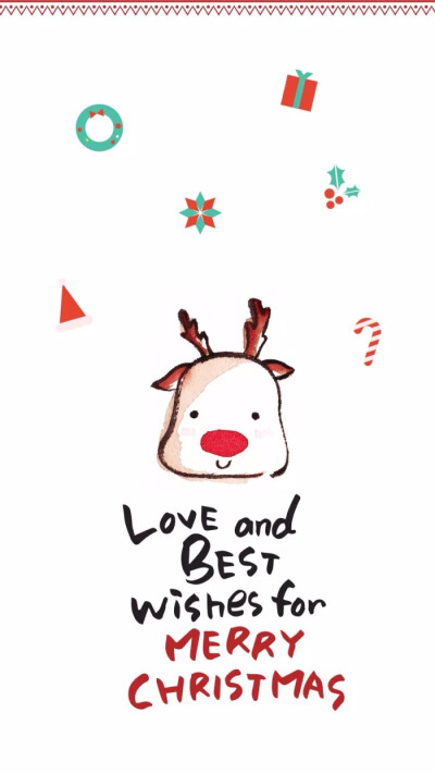 love and best wishes for Merry Chrismas~
