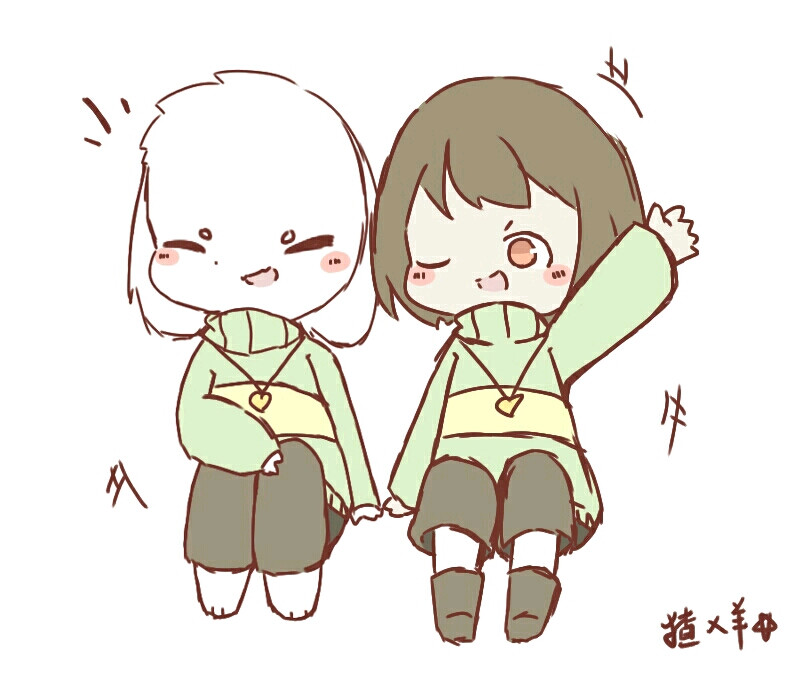 Undertale——Asriel&Chara