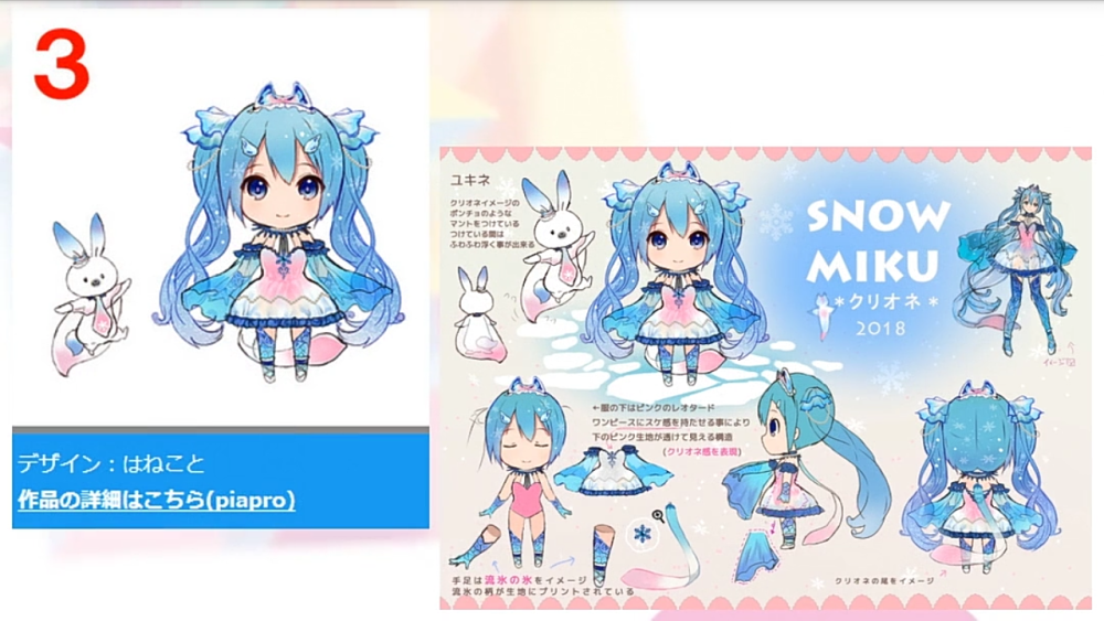 2018雪初音形象预览。