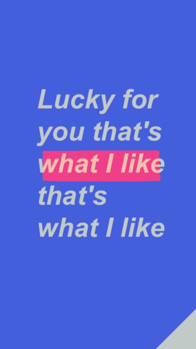 :你真走运哥就喜欢这样哥就喜欢你#♪Bruno Mars-That's What I Like/by Conbule