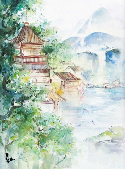 【古韵风景】作者：画釉纸