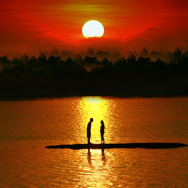 充满视觉想象的小清新剪影美图图片