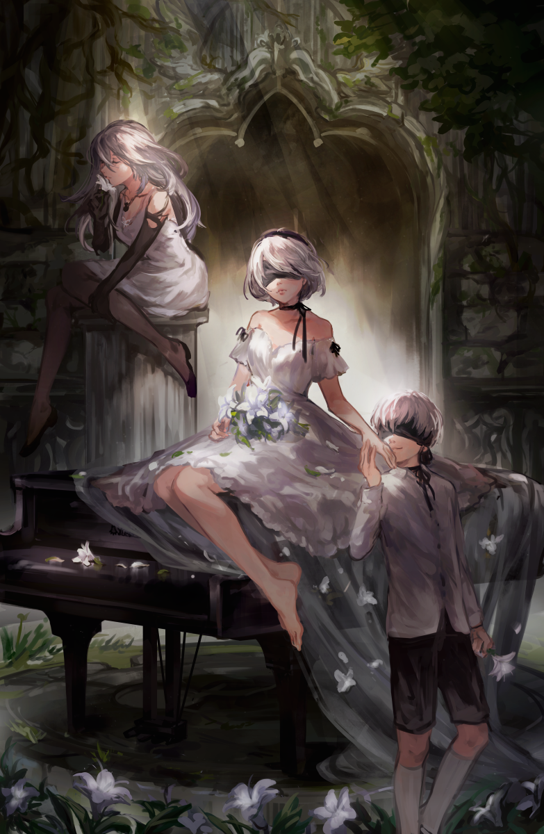 NieR：Automata 尼尔：机械纪元 绘师：k 本作品pixiv id=63335657