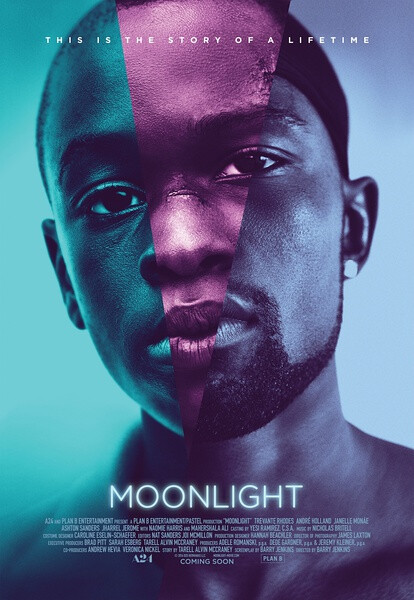 【月光男孩 Moonlight】黑人题材的电影，意料之外的温柔。电影的名字，无论中文还是英文，跟电影一样，很有诗意。