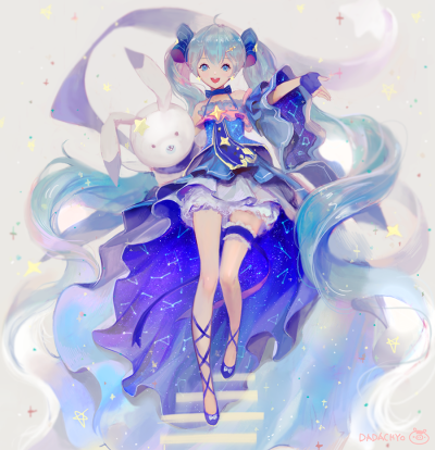 初音未来 雪未来2017 绘师：DADACHYO 本作品pixiv id=61214320