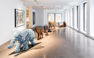 Ceramic Animals Artworks by Barnaby Barford
雕塑 艺术 设计 展示