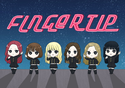 gfriend 卡通 FINGERTIP!
cr: YURINGI