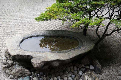 日本庭园，枯山水小景