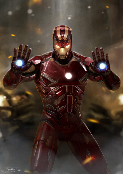 ArtStation - Iron Man, Josh Ryba
钢铁侠