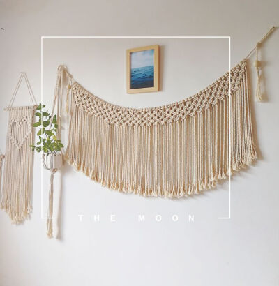 【云归】满月君—挂毯手工编织家居墙饰 波西米亚北欧壁挂