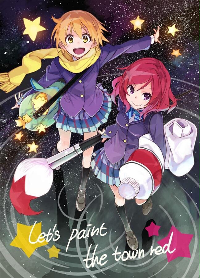 凛姬 rin maki 西木野真姬 星空凛 μ's lovelive
