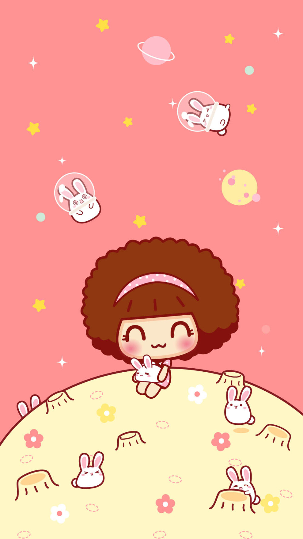 摩丝摩丝手机壁纸清凉夏日之星球