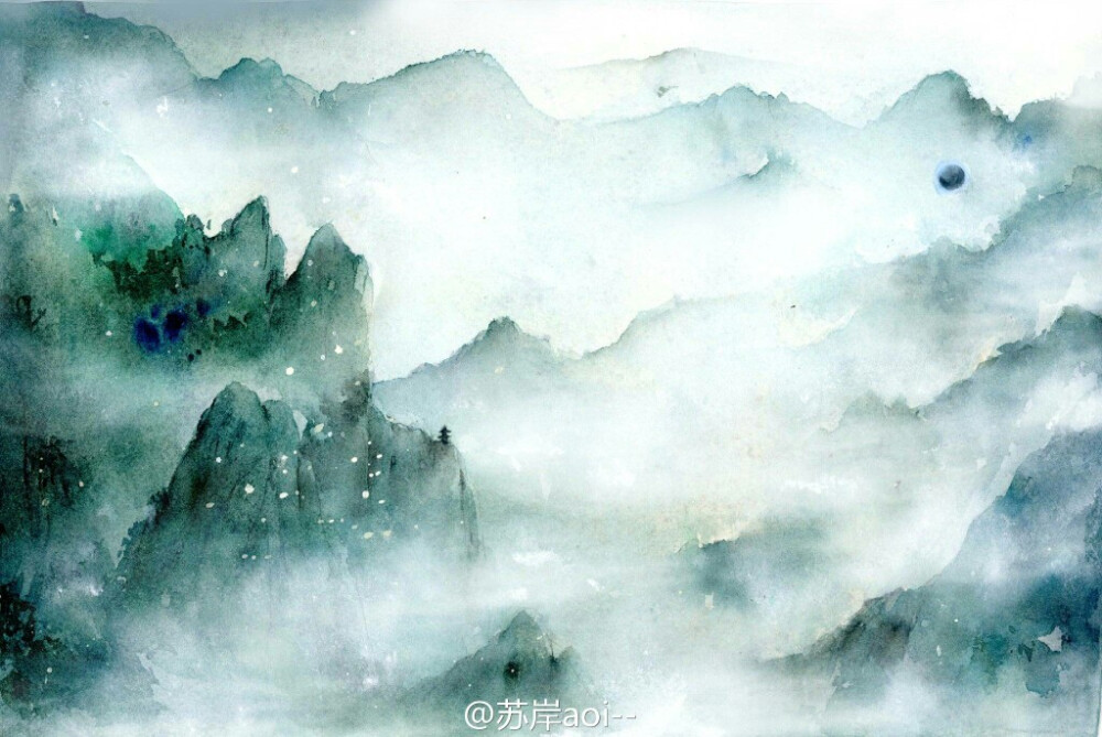 【弥生】
#水彩插画##古风风景# 画师:苏岸aoi