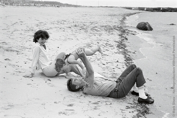 JFK Lifts Caroline on Beach, Forward