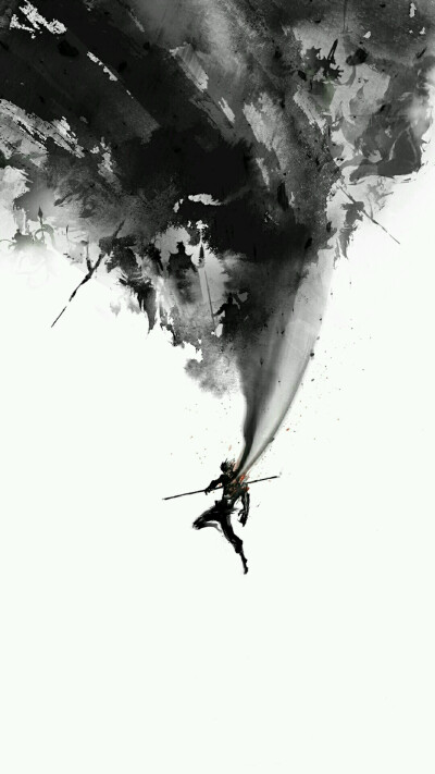 经典浅色壁纸，水墨风的奇幻美感