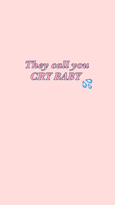 粉色壁纸♥︎CryBaby♥︎Melanie♥︎