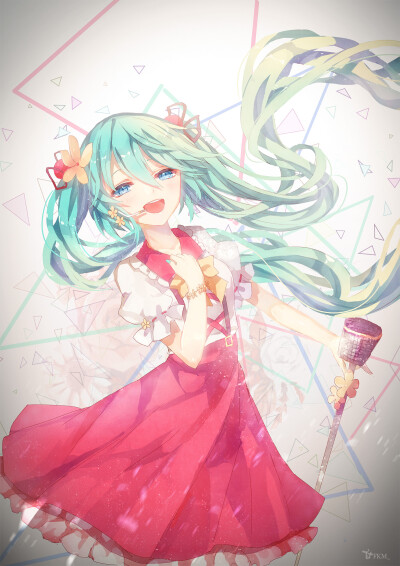 初音未来 绘师：八里 本作品pixiv id=58733108