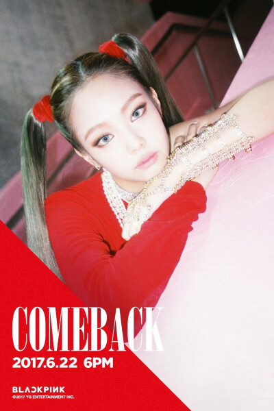 Blackpink Jennie 6.22回归预告照