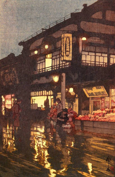 日本版画艺术家Hiroshi Yoshida