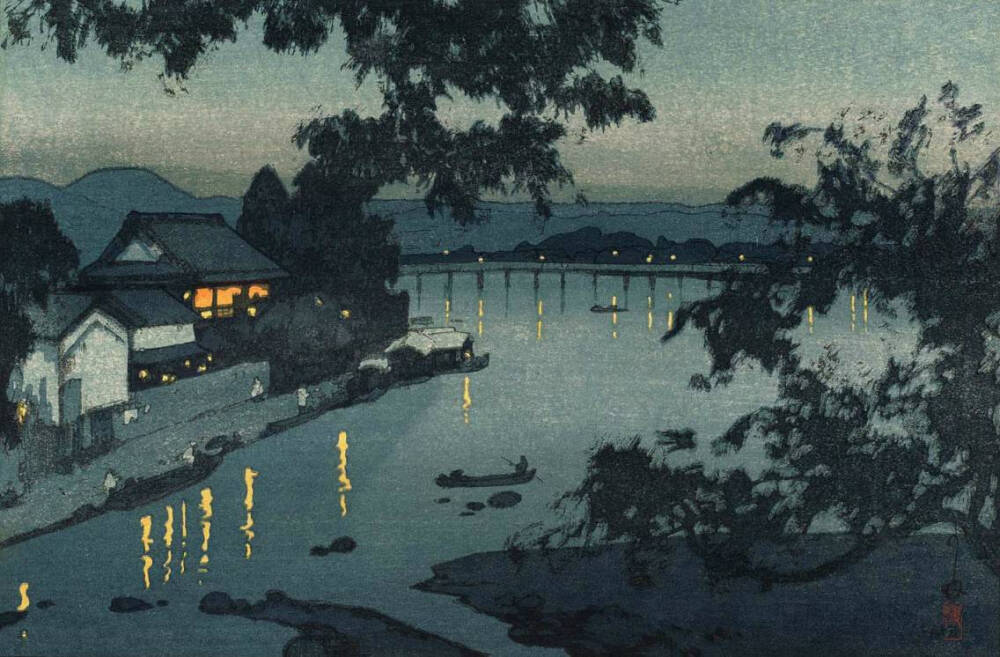 日本版画艺术家Hiroshi Yoshida