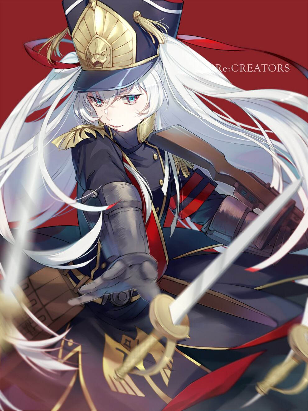 Re：CREATORS 军服の姫君 绘师：Ekita玄 本作品pixiv id=63417392