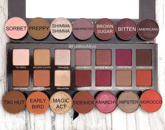 anastasia beverlyhills modern renaissance palette DUPE from Makeup Geek
来源INS @futilitiesmore