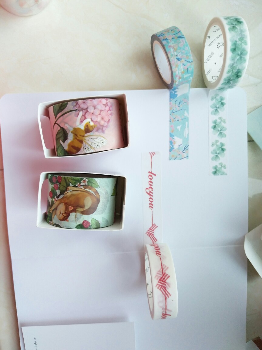 入手了一些新胶带
猫咪的是两个一循环
