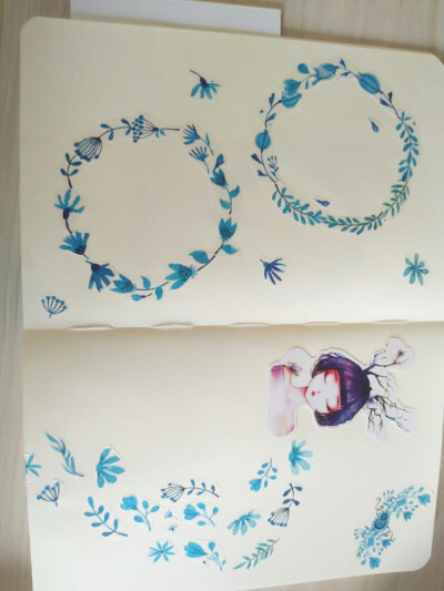 排版~
喜欢蓝色~