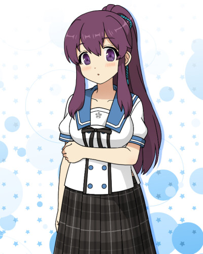 悠木ともこ  悠木智子 
（ゆうきともこ） CV：折笠富美子
班级：2-C 身高：163cm 
体重：51kg  生日：2月7日 
血型：A型  家庭成员：双亲
兴趣：精神统一
社团：剑道部（副部长） 
委员会：学生会（会计）