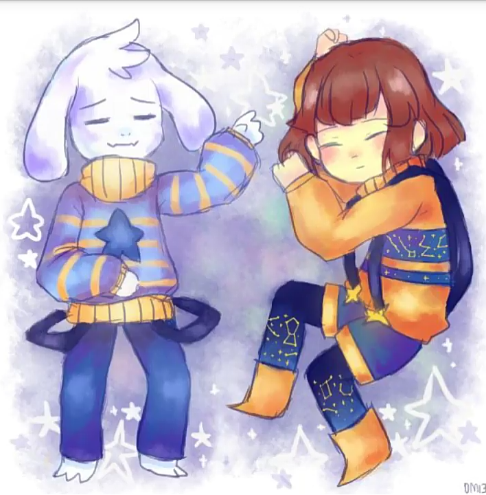 UndertaleAU——Outertale （Asriel&Frisk）