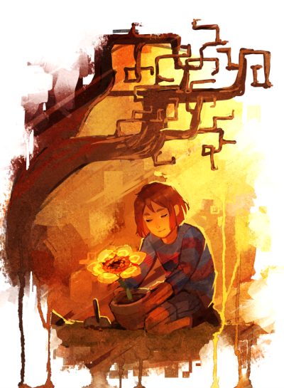 Undertale——Frisk&Flowey