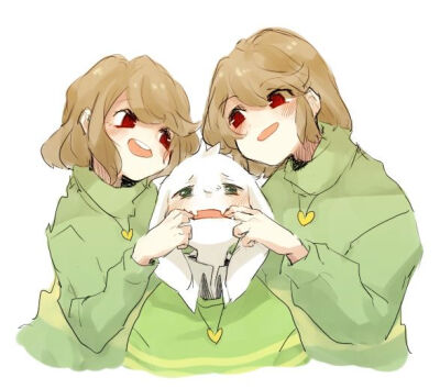 Undertale——Chara&Asriel