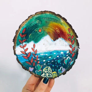 木头画