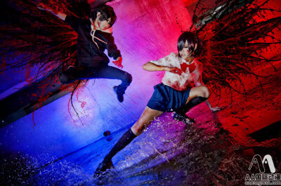 东京喰种-雾岛姐弟.Cosplay，Cosplay摄影，Cosplay作品，动漫Cosplay