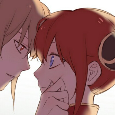 银魂 冲神 情侣头像 动漫情头