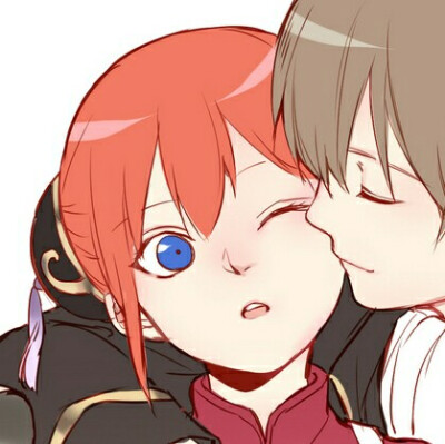 银魂 冲神 情侣头像 动漫情头