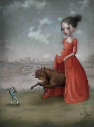 来自意大利女插画师Nicoletta Ceccoli，插画风格精致、诡谲、带有浓郁的奇幻之美，让人无法抗拒。 ​