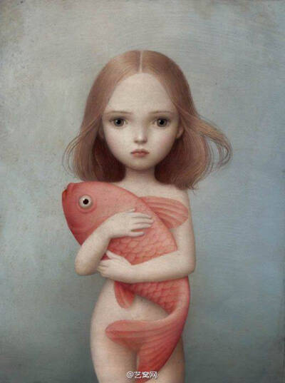 来自意大利女插画师Nicoletta Ceccoli，插画风格精致、诡谲、带有浓郁的奇幻之美，让人无法抗拒。 ​